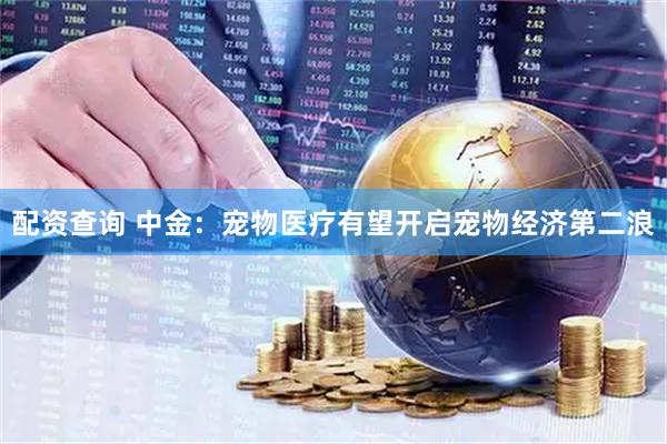 配资查询 中金：宠物医疗有望开启宠物经济第二浪